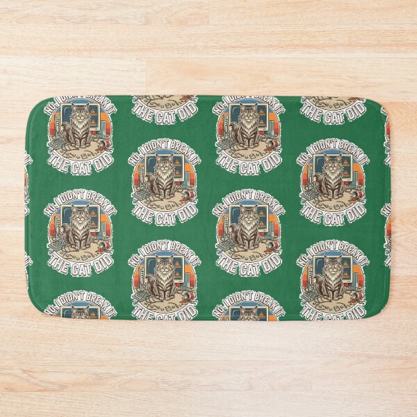 Item preview, Funny Cat IT Support Retro Design for Programmer and Developer designed and sold by thoughtswear.