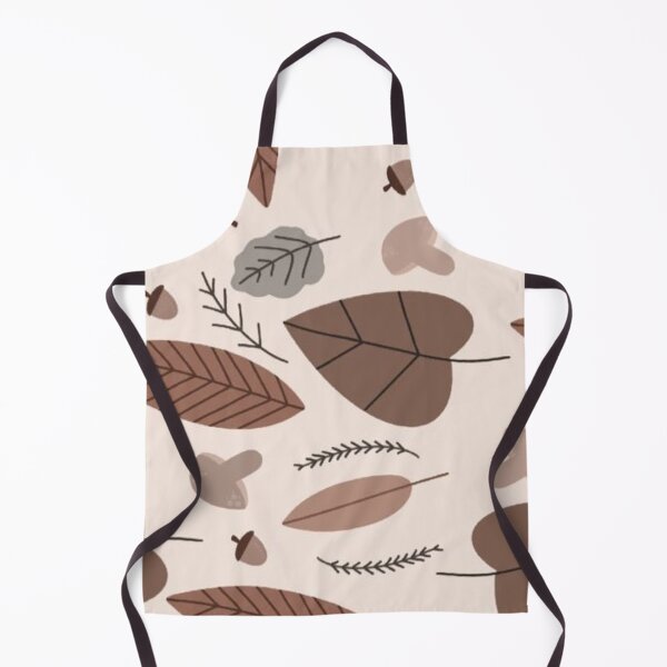 Item preview, Cozy Autumn Forest Seamless Pattern Brown Leaves and Mushrooms Art designed and sold by LYAN-STORE.