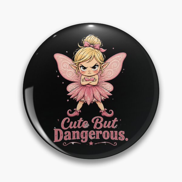 Item preview, Cute But Dangerous - Angry Fairy  designed and sold by MusesWhispers.