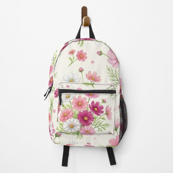 Item preview, Watercolor Pink Cosmos Floral Pattern designed and sold by FashioonTrends.