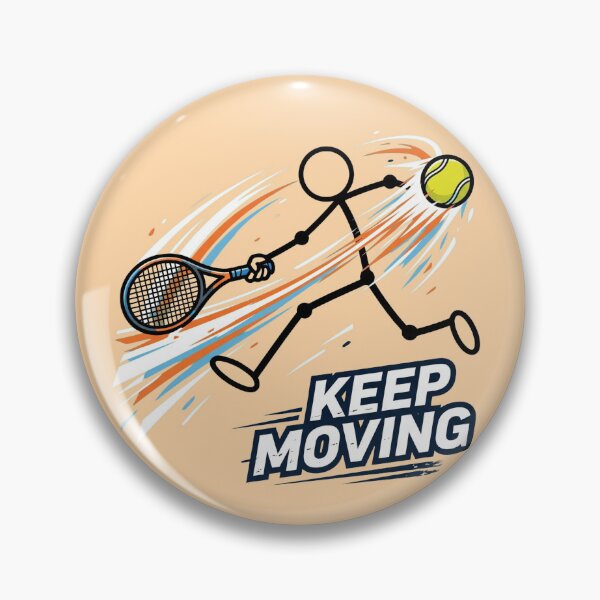 Item preview, Tennis Momentum – Stickman Tennis Smash | Minimal Sports Motivation Design designed and sold by Chroma Dreams .