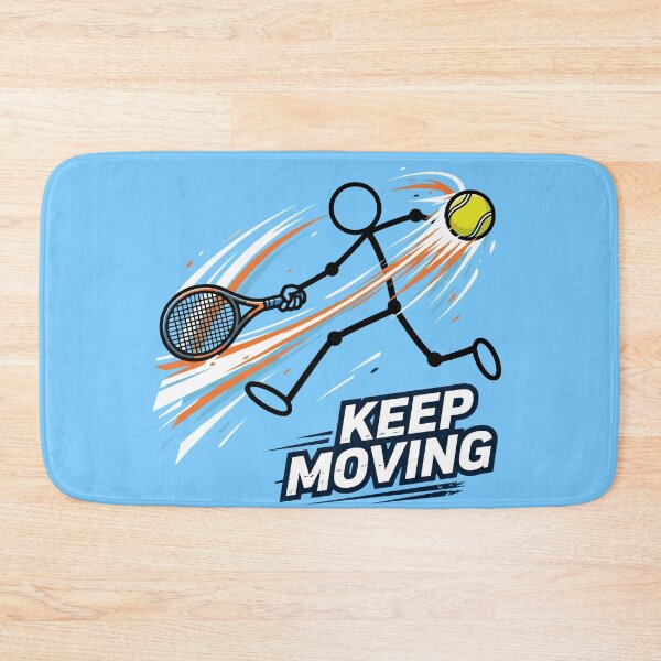 Item preview, Tennis Momentum – Stickman Tennis Smash | Minimal Sports Motivation Design designed and sold by Chroma Dreams .
