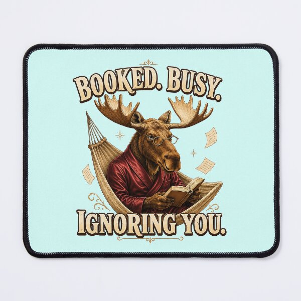 Item preview, Funny Moose Book Lover Gift designed and sold by Gentlestate.
