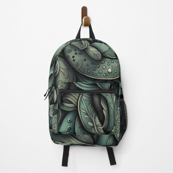 Item preview, Dark Sage Green Mystic Botanical Abstract Vines Pattern designed and sold by LYAN-STORE.