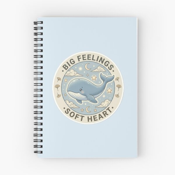 Item preview, Big Feelings Soft Heart Whale designed and sold by Safe Haven Pets.