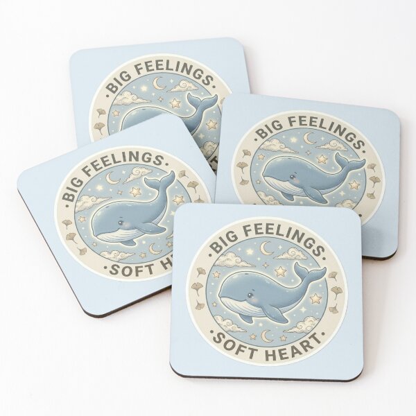 Item preview, Big Feelings Soft Heart Whale designed and sold by Safe Haven Pets.