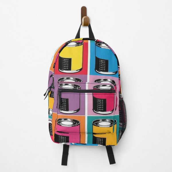 Item preview, Art - Pop Art Composition, Grid of Colorful 60s Style Soup Cans designed and sold by Reverso-Design.