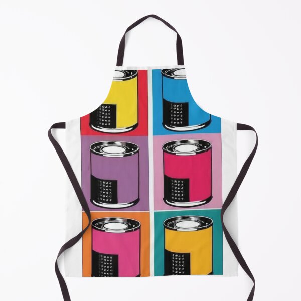 Item preview, Art - Pop Art Composition, Grid of Colorful 60s Style Soup Cans designed and sold by Reverso-Design.