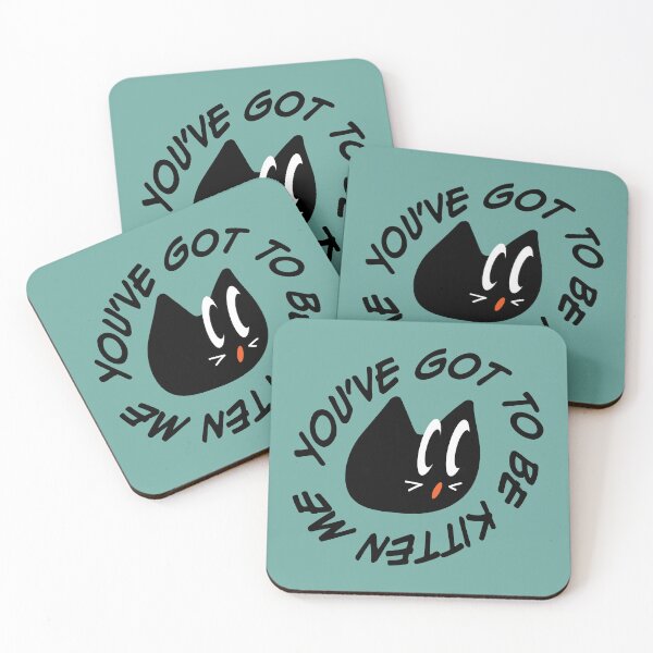 Item preview, You've Got To Be Kitten Me. Funny Surprised Cat Pun Illustration designed and sold by BorysMano.