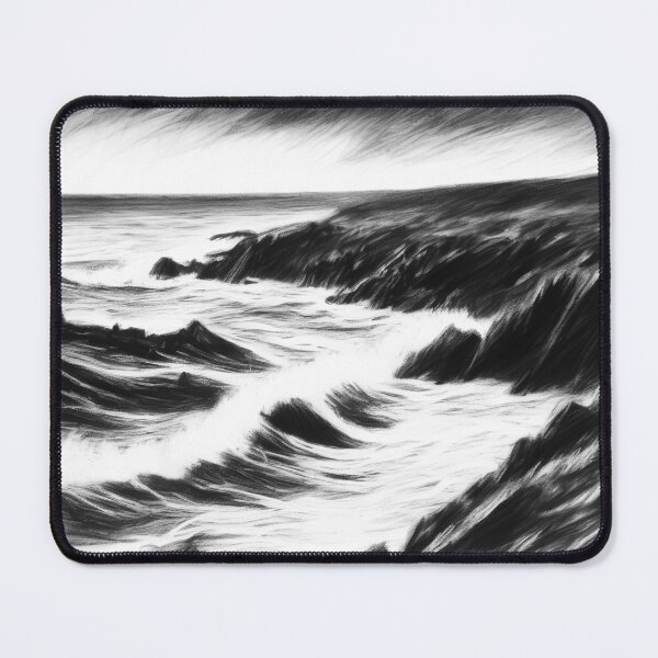 Item preview, Rugged coastline designed and sold by Island Art Studios.