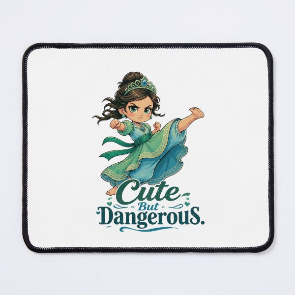 Item preview, "Cute But Dangerous" Princess Karate Girl designed and sold by MusesWhispers.