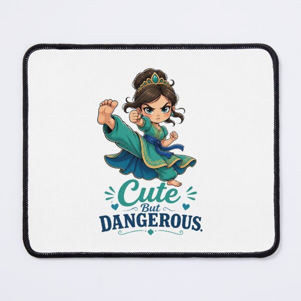 Item preview,  "Cute But Dangerous" Princess Karate Girl  designed and sold by MusesWhispers.