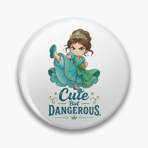 Item preview,  "Cute But Dangerous" Princess Karate Girl  designed and sold by MusesWhispers.