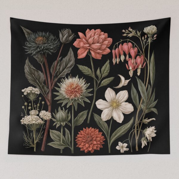 Item preview, T-Shirt - Wall Art - Midnight Garden of Wonders designed and sold by ForeverPrintsOK.