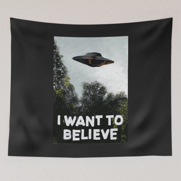 Item preview, Retro UFO Forest Sightings designed and sold by Goodimoodshop.