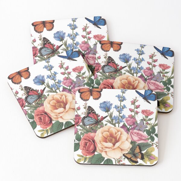 Item preview, Butterfly Garden Bloom: Colorful Floral Harmony designed and sold by MoodLay.