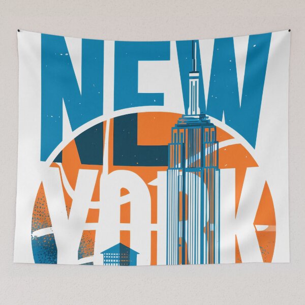Item preview, New York Basketball Urban Skyline designed and sold by Ekracreatives.