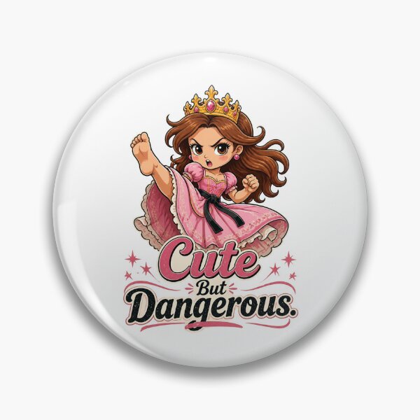Item preview, "Cute But Dangerous" Princess Karate Girl  designed and sold by MusesWhispers.