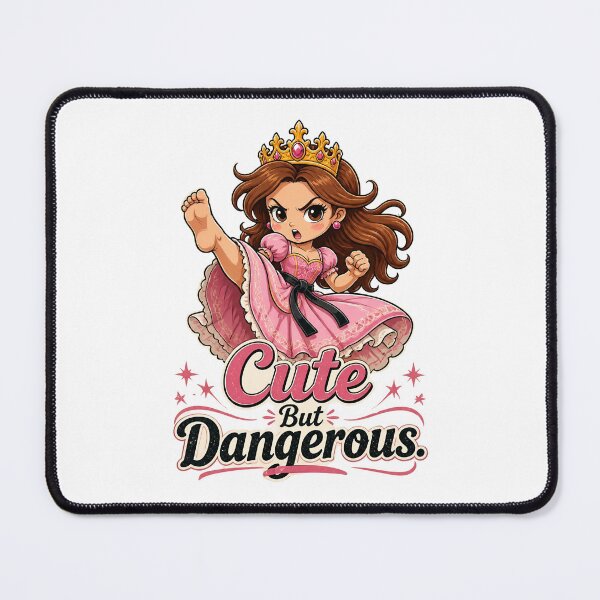 Item preview, "Cute But Dangerous" Princess Karate Girl  designed and sold by MusesWhispers.