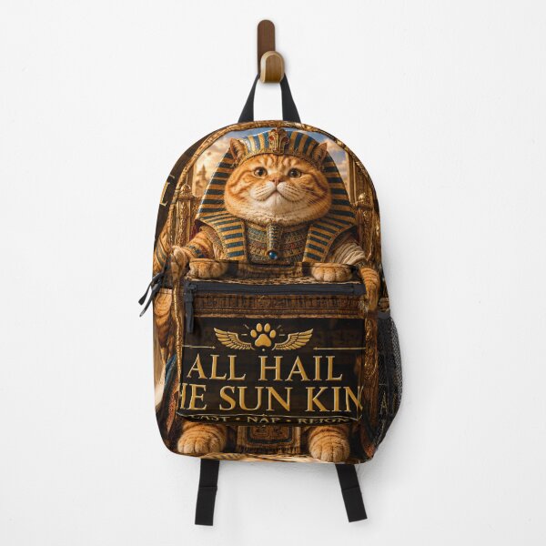 Item preview, All Hail The Sun King Pharaoh Cat Gingerboi Daydreamscapes designed and sold by Mindworx21.