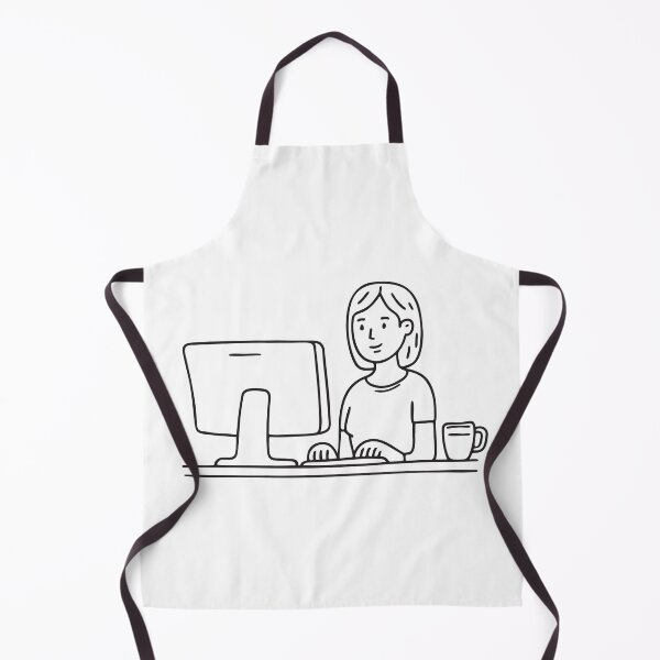 Item preview, Person Typing Near Monitor and Tea designed and sold by rasagamastore.