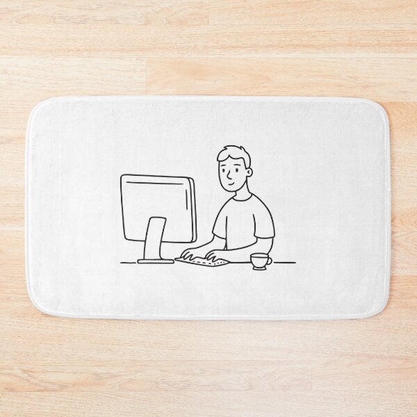 Artikelvorschau, Individuelles Tippen mit Tee neben dem Monitor entworfen und verkauft von rasagamastore.