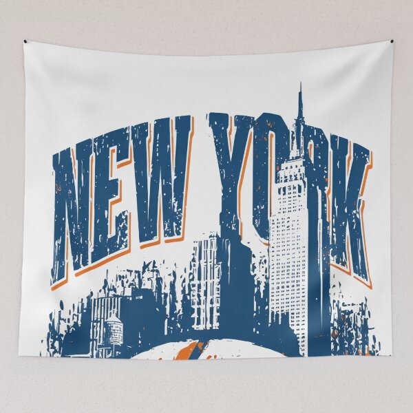 Item preview, New York Basketball Vintage Skyline designed and sold by Ekracreatives.