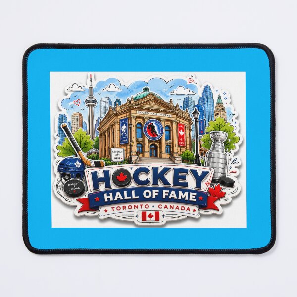 Item preview, Hockey Hall Of Fame Toronto 3D Label  Label Text ??  designed and sold by PaintMeWorld.