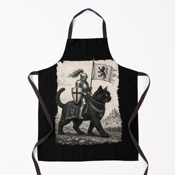 Item preview, knight riding cat  designed and sold by TheSamuraiCat.