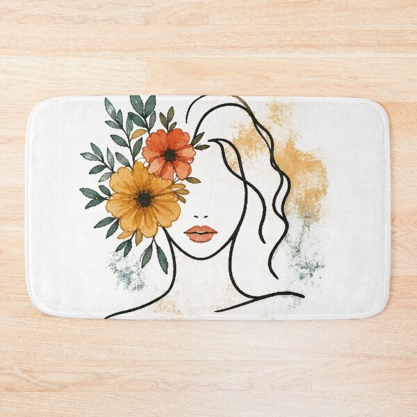Item preview, Floral Girl Portrait designed and sold by crystaltoter.