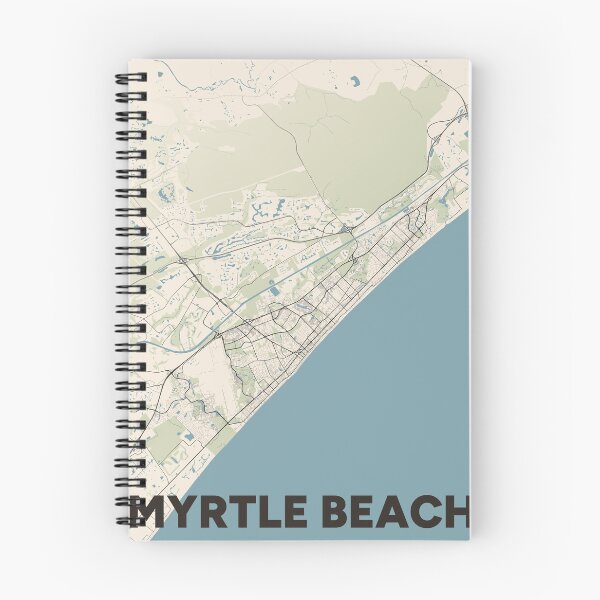 Item preview, Myrtle Beach Map designed and sold by MapsNerd.