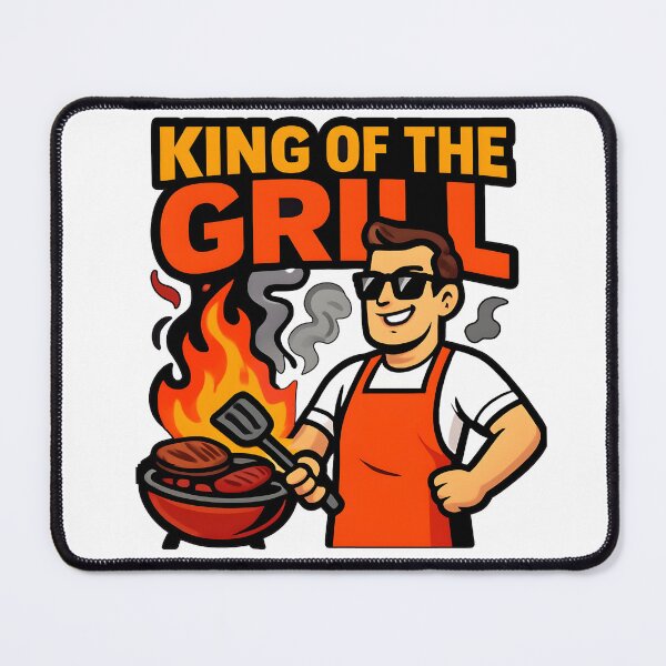 Item preview, King of the Grill Father's Day BBQ Design  designed and sold by Nuvoro Gifts.