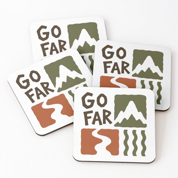Item preview, Go Far – Adventure Outdoors Nature  designed and sold by cladeart.