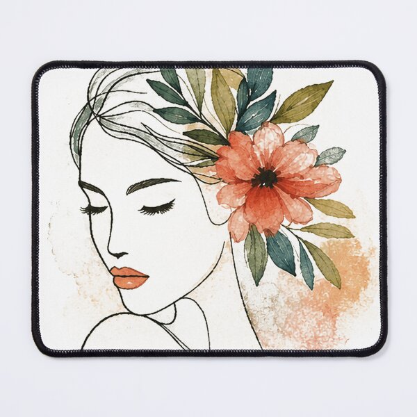Item preview, Watercolors Girl Portrait designed and sold by crystaltoter.