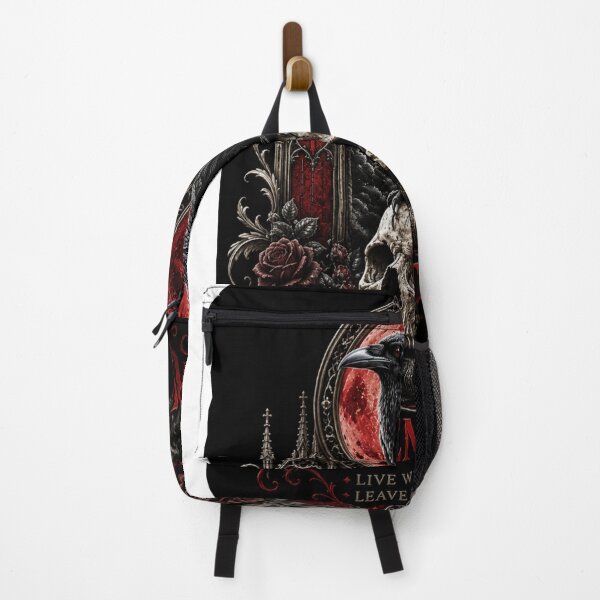 Item preview, Memento Mori Raven Skull Gothic Art designed and sold by BagFactoryUK.