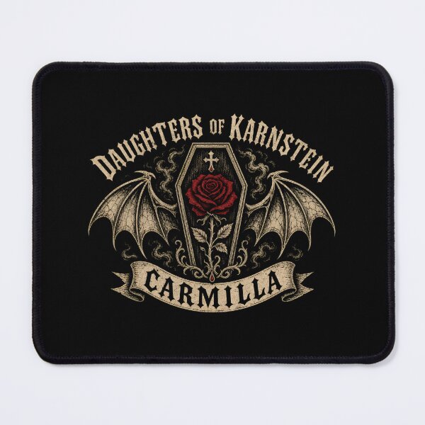 Item preview, Carmilla Daughters of Karnstein Gothic Coffin Rose Vampire Art designed and sold by Fenay Designs.