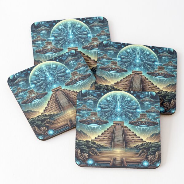 Item preview, Ancient Pyramid and Alien Mothership – Cosmic Encounter designed and sold by Dogandesighn.