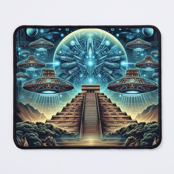 Item preview, Ancient Pyramid and Alien Mothership – Cosmic Encounter designed and sold by Dogandesighn.