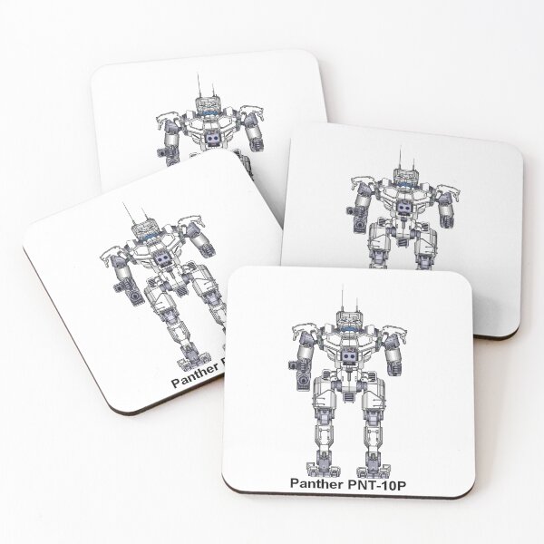 Item preview, Panther PNT-10P (White) - Inner Sphere BattleMech designed and sold by DagleysDesigns.