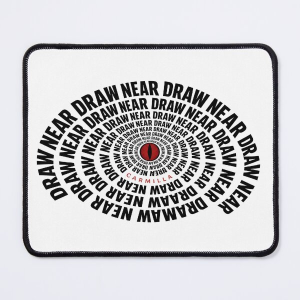 Item preview, Carmilla Draw Near Spiral Hypnotic Vampire Eye Gothic Art designed and sold by Fenay Designs.