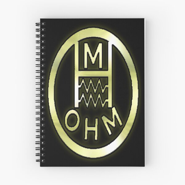 Aperçu de l'œuvre Cercle d'or Résistance électrique OHM. créée et vendue par Giulivo Store Graphic.