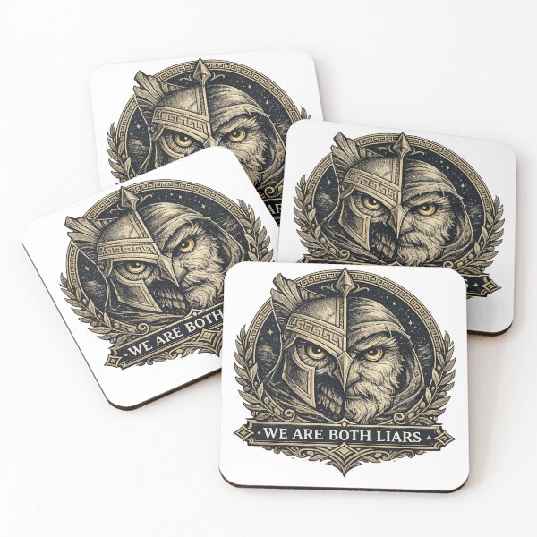 Item preview, We Are Both Liars — Athena Odysseus Greek Mythology Homer | World Legends designed and sold by Tinylegends.