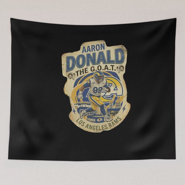 Item preview, Aaron Donald GOAT Defensive Tackle NFL Legend designed and sold by ThatFootball12.