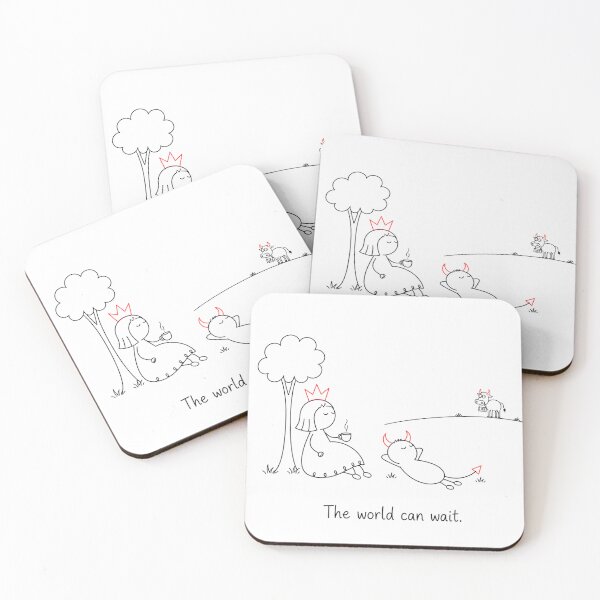 Item preview, The world can wait designed and sold by byMosia.