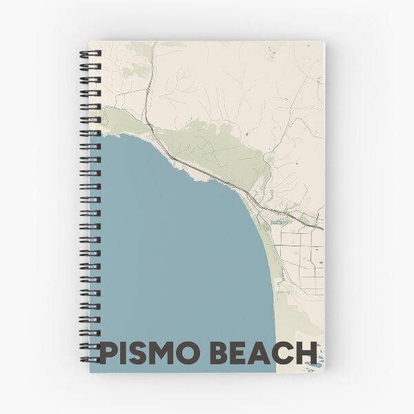 Item preview, Pismo Beach Map designed and sold by MapsNerd.