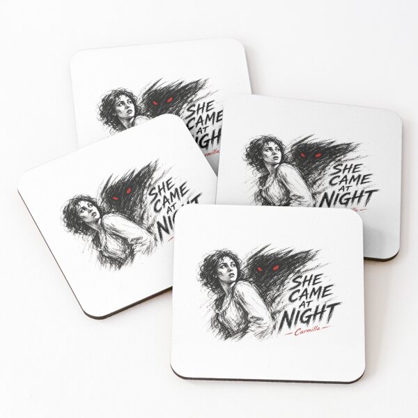 Item preview, Carmilla She Came At Night Vintage Gothic Horror Sketch Art designed and sold by Fenay Designs.