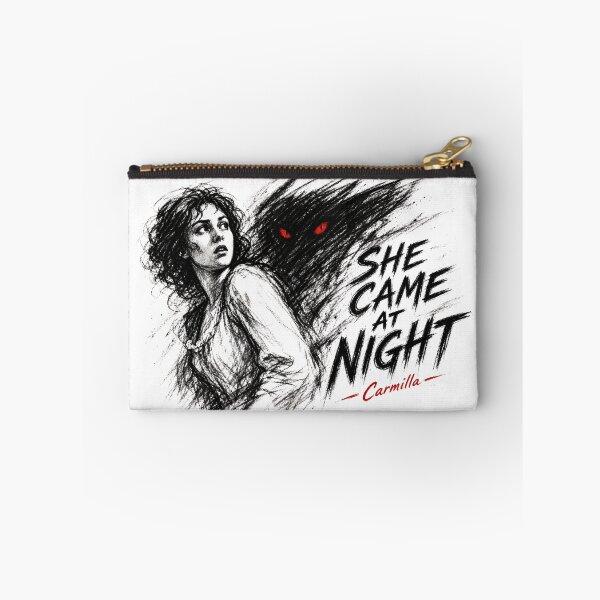 Item preview, Carmilla She Came At Night Vintage Gothic Horror Sketch Art designed and sold by Fenay Designs.