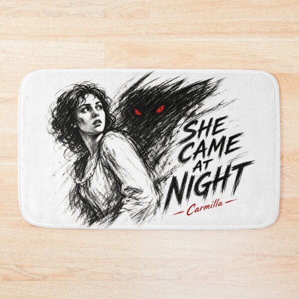 Item preview, Carmilla She Came At Night Vintage Gothic Horror Sketch Art designed and sold by Fenay Designs.