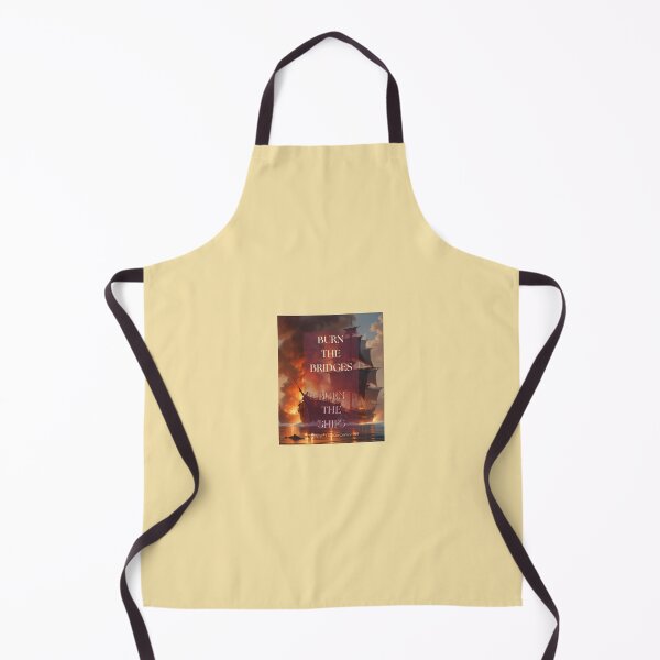 Item preview, 'Burn The Bridges, Burn The Ships'...an altered quote from the now infamous Spanish Conquistador Hernan Cortez in 1519. designed and sold by RubiesPearlsand.
