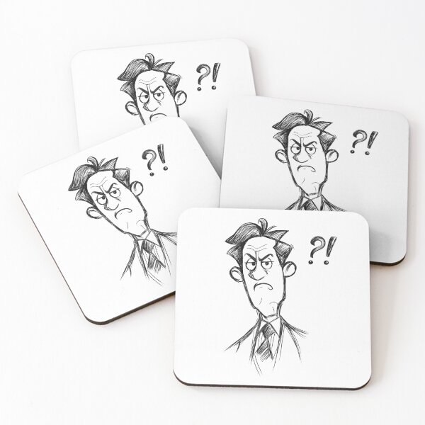 Item preview, Seriously?! Funny Reaction Man | Sarcastic Sketch Character designed and sold by FMproject.
